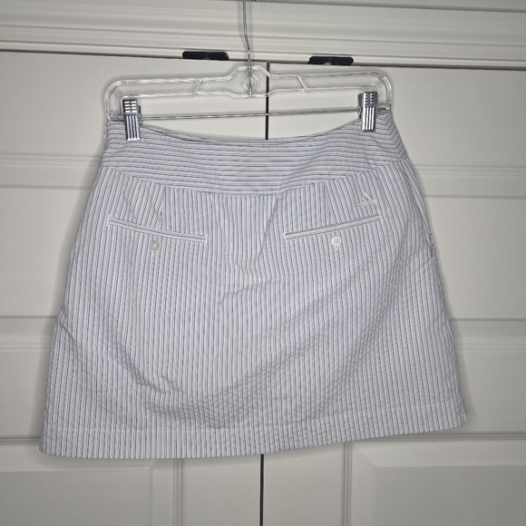 SEE DETAILS - Adidas Womens Size 4 Skort Striped ClimaCool - Picture 2 of 16